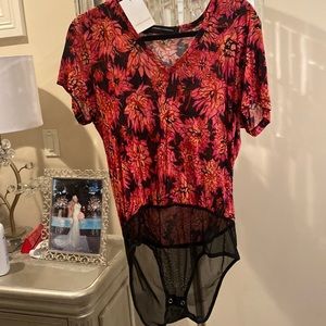 Andrea marques floral body suit.